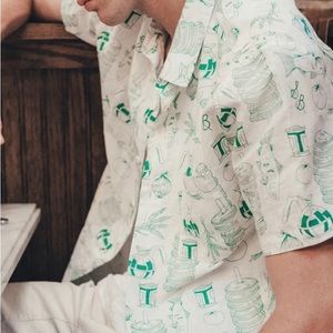 Kith x Sadelles All Over Hawaiian Button Up Men's shirt
